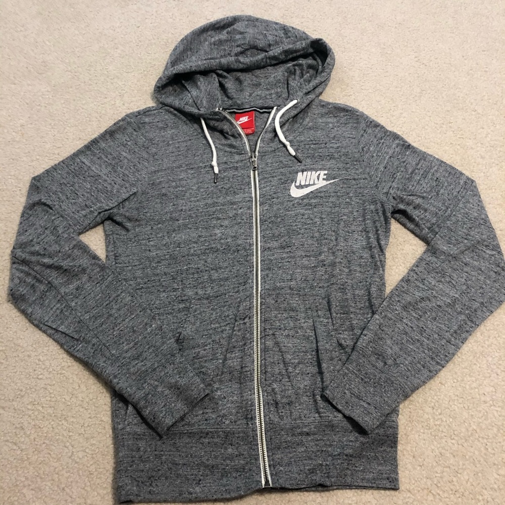 Grey Nike Zip Up